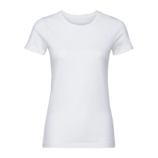 Russell 108F biopamut Női rövid ujjú póló, White-M