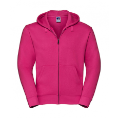 Russell Europe Férfi kapucnis hosszú ujjú pulóver Russell Europe Men's Authentic Zipped Hood S, Fuchsia