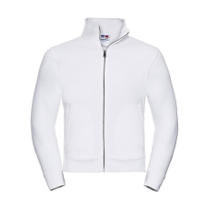 Russell Europe Férfi pulóver hosszú ujjú Russell Europe Men's Authentic Sweat Jacket - S, Fehér