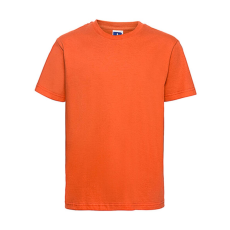 Russell Europe Gyerek rövid ujjú póló Russell Europe Kids' Slim T-Shirt -XS (34), Narancssárga