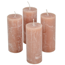  Rusztikus henger gyertya 40x100mm Kakaó 4db/csom (db ár) gyertya