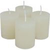  Rusztikus henger gyertya 40x50mm ivory 4db/csom (db ár)
