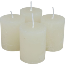  Rusztikus henger gyertya 40x50mm ivory 4db/csom (db ár) gyertya