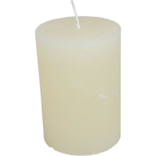  Rusztikus henger gyertya 70x100mm ivory 4db/csom (db ár) dekorációs kellék