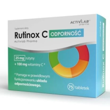 Rutinox C étrend-kiegészítő, 75 tabletta – Erősítse meg immunrendszerét az Activlab termékével. vitamin és táplálékkiegészítő