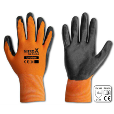  RWNO9 Kesztyű NITROX ORANGE nitril 9 24db/kart.