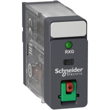  RXG Interfész relé, 1CO, 10A, 24VAC, tesztgomb, LED RXG12B7 Schneider villanyszerelés