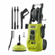 Ryobi RY140PWA 140bar önfelszívós magasnyomású mosó fém szivattyúval adapterekkel + terasztisztító magasnyomású mosó