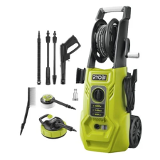 Ryobi RY140PWA-P 140bar önfelszívós magasnyomású mosó fém szivattyúval szettben + terasztisztító magasnyomású mosó