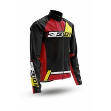  S3 Gyűjtemény 01 Kabát - Fekete/Piros Méret XS motoros kabát
