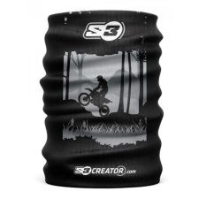 S3 Maszk Foulard - Fekete MX Mintás egyéb motorkerékpár alkatrész
