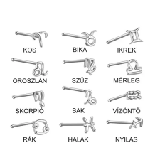  S925 Ezüst Bika Csillagjegyű Piercing egyéb ékszer