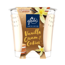 S.C. Johnson Kft. Glade illatgyertya - Vanilla Cream & Cookies 112g illatosító, légfrissítő