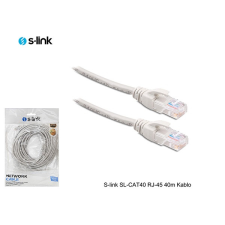 S-Link kábel - sl-cat40 (utp patch kábel, cat5e, szürke, 40m) 2666 kábel és adapter