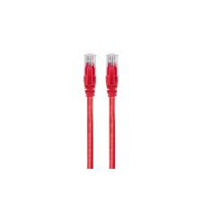S-Link Kábel - SL-CAT601RE (UTP patch kábel, CAT6, piros, 1m) kábel és adapter