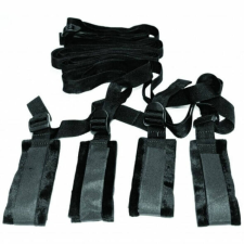  S&M - Bondage szett (fekete) bilincs, kötöző