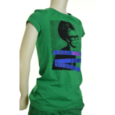 S.Oliver Lány Póló - Élénkzöld - 'I Wear What I Want'