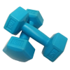 S-Sport PVC kézisúlyzó, hatszögletű 2x1 kg