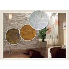 Saarpor Kőhatású falburkoló dekorlap , festhető, 1,02 m2 tapéta, díszléc és más dekoráció