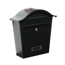  Sába Fekete esőtetős 360mm * 370mm * 140mm T*0091 postaláda