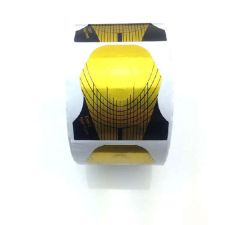 Sablon arany-fekete 500db (Mb) műkörmös sablon