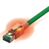 SACON Easylan CS1OGADAD0005 RJ45 Hálózati kábel, patchkábel CAT 6A S/FTP 0.5 m Zöld LED-del 1 db (21.15.2340)
