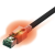 SACON Easylan CS1OSADAD0020 RJ45 Hálózati kábel, patchkábel CAT 6A S/FTP 2 m Fekete LED-del 1 db ( )
