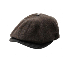 Sadam Férfi Elegáns Golf Beret Sapka Szín: Sötétbarna, Méret: L férfi sapka