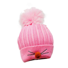  Sadam Kötött Felhajtós Sapka Szín: Rózsaszín gyerek sapka