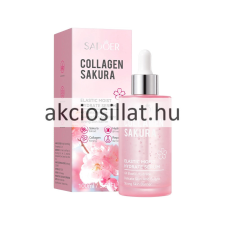 Sadoer Collagen Sakura Elastic Moist Hydrate Serum Kollagénes Japán cseresznyevirágos arcszérum 100ml arcszérum
