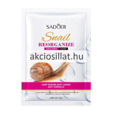 Sadoer Snail Reorganize Collagen Mask fátyolmaszk 25g arcpakolás, arcmaszk