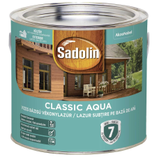 Sadolin Classic Aqua vizes vékonylazúr cseresznye 2,5 l favédőszer és lazúr