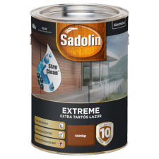 Sadolin EXTREME SELYEMFÉNYŰ LAZÚR 4,5 L, SÖTÉTTÖLGY favédőszer és lazúr