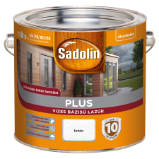 Sadolin Plus vastaglazúr fehér 2,5 l favédőszer és lazúr