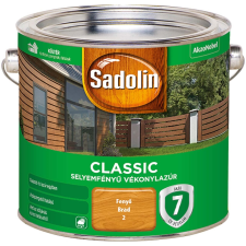 Sadolin vékonylazúr Classic dió 2,5 l favédőszer és lazúr
