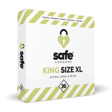 Safe - Condoms - King Size XL 36 darab síkosító