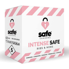  SAFE Intense Safe - bordázott-pontozott óvszer (5db) óvszer