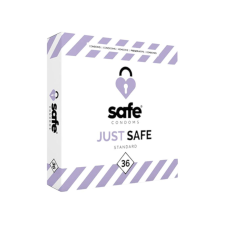 Safe Just Safe - standard, vaníliás óvszer (36db) óvszer