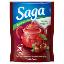 Saga Gyümölcstea saga meggy 20 filter gyógytea