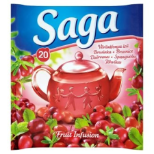 Saga vörösáfonya gyümölcstea 20 filter üdítő, ásványviz, gyümölcslé