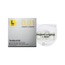  Sagami Original 0,01 L - óvszer - 58 mm (1 db) óvszer