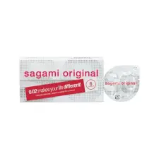  Sagami Original 0.02 - óvszer - 55mm (6db) óvszer
