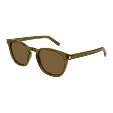 Saint Laurent SL 28 052 SHINY TRANSPARENT KHAKI BROWN napszemüveg napszemüveg