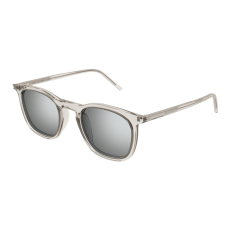 Saint Laurent SL_623-004 TRANSPARENT BEIGE MIRROR SILVER napszemüveg