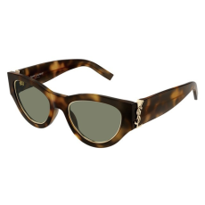 Saint Laurent SL M94 RIM 001 SHINY MEDIUM HAVANA/SHINY LIGHT GOLD RIMS GREEN napszemüveg