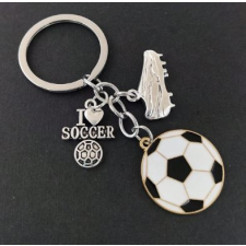 Saját Futballszerető emlékkulcstartó,táskadísz kulcstartó