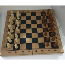 Sakk és backgammon készlet - fa társasjáték