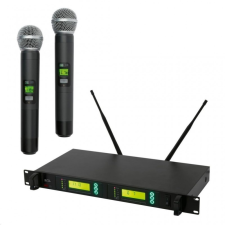 SAL Mikrofon szett , vez. nélküli, 100m, LCD MVN-900 kábel és adapter
