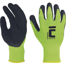  SALANGANA kesztyű pes/latex sárga 9 védőkesztyű