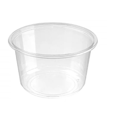 Salátás tálka kerek 750 ML PP 50db/cs party kellék